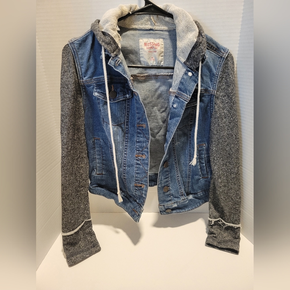 Jean Jacket with hood